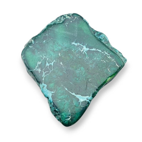 Imperial jasper slice with hole 37x29 mm no. 348 Imperial jasper slice with hole 37x29 mm no. 348