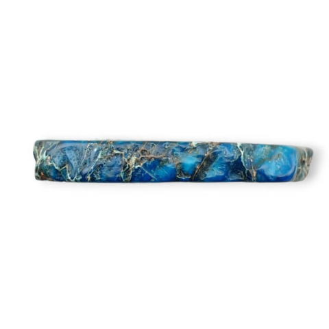 Imperial jasper slice with hole 38x27 mm no 360 Imperial jasper slice with hole 38x27 mm no 360