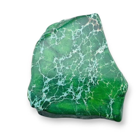Imperial jasper slice with hole 38x31 mm no. 340 Imperial jasper slice with hole 38x31 mm no. 340