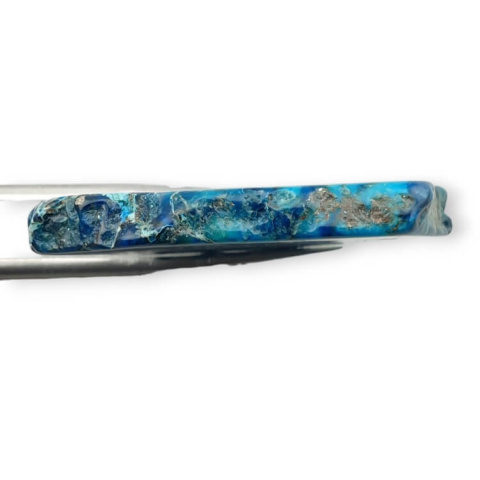 Imperial jasper slice with hole 38x32 mm no. 395 Imperial jasper slice with hole 38x32 mm no. 395