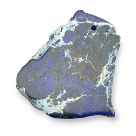 Imperial jasper slice with hole 38x34 mm no. 416 Imperial jasper slice with hole 38x34 mm no. 416