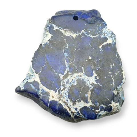Imperial jasper slice with hole 38x34 mm no. 416 Imperial jasper slice with hole 38x34 mm no. 416