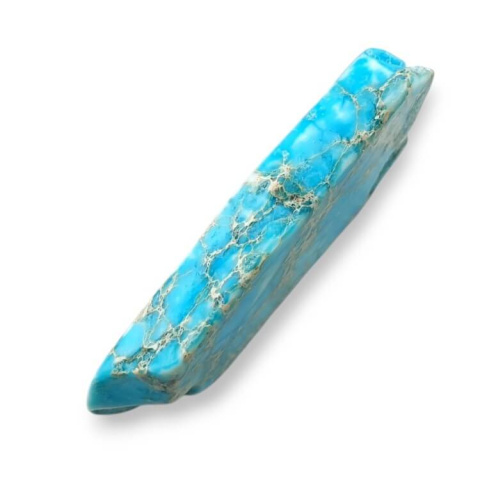Imperial jasper slice with hole 39x23 mm no 171 Imperial jasper slice with hole 39x23 mm no 171