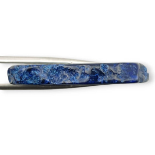 Imperial jasper slice with hole 39x24 mm no 260