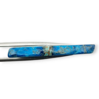 Imperial jasper slice with hole 39x26 mm no 356