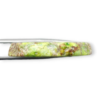 Imperial jasper slice with hole 39x30 mm no 217