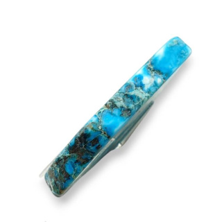 Imperial jasper slice with hole 39x32 mm no 172