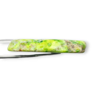 Imperial jasper slice with hole 39x35 mm no 214