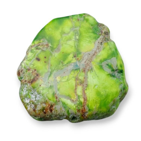 Imperial jasper slice with hole 39x35 mm no 214 Imperial jasper slice with hole 39x35 mm no 214