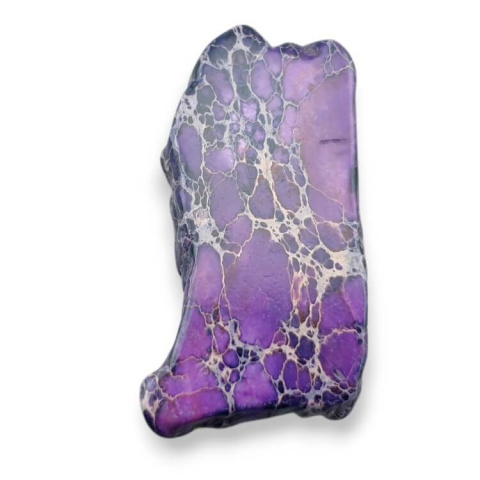 Imperial jasper slice with hole 40x21 mm no 312 Imperial jasper slice with hole 40x21 mm no 312