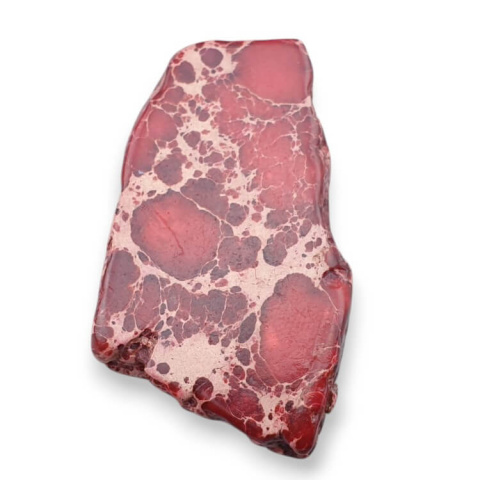 Imperial jasper slice with hole 40x23 mm no 161 Imperial jasper slice with hole 40x23 mm no 161