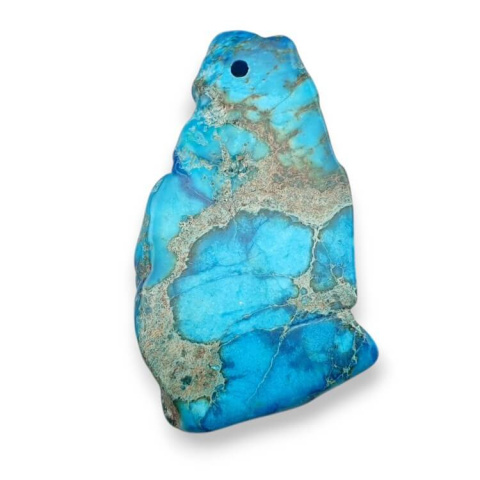 Imperial jasper slice with hole 40x23 mm no. 376 Imperial jasper slice with hole 40x23 mm no. 376
