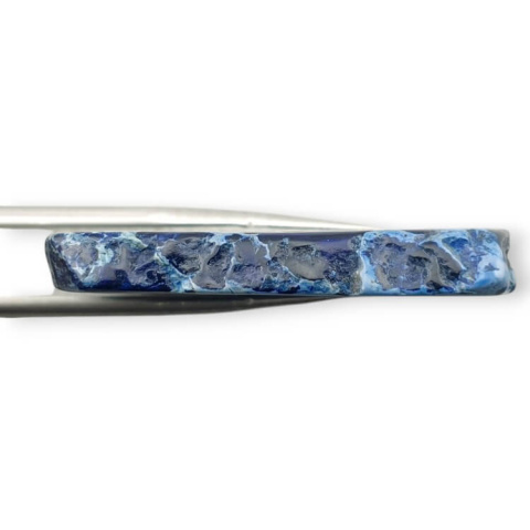Imperial jasper slice with hole 40x25 mm no 232 Imperial jasper slice with hole 40x25 mm no 232