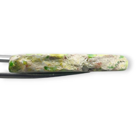 Imperial jasper slice with hole 40x28 mm no 203
