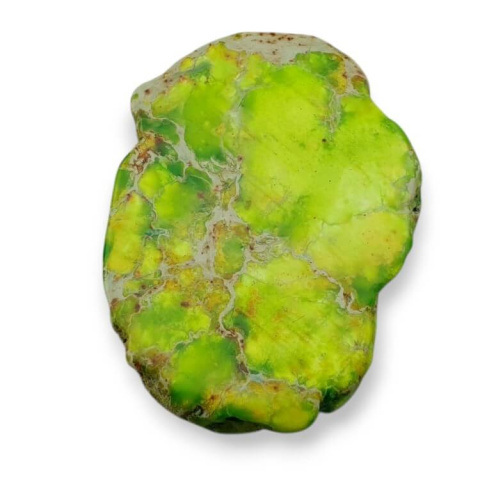 Jaspis cesarski plaster z dziurką 40x31 mm nr 200 Jaspis cesarski plaster z dziurką 40x31 mm nr 200