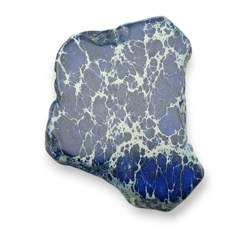 Imperial jasper slice with hole 40x31 mm no 256 Imperial jasper slice with hole 40x31 mm no 256