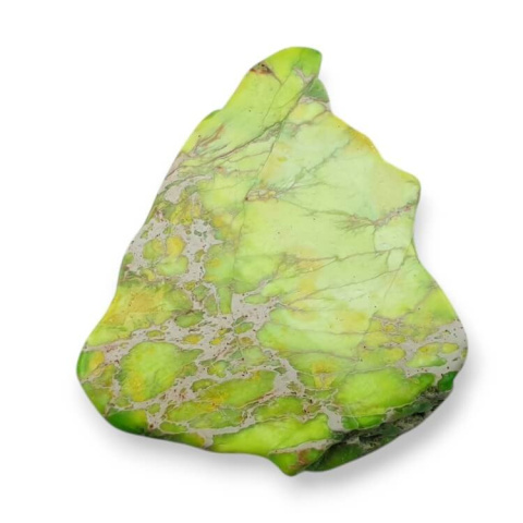 Imperial jasper slice with hole 40x32 mm no 226 Imperial jasper slice with hole 40x32 mm no 226