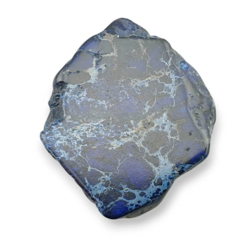 Jasper imperial slice with hole 40x32 mm no. 235 Jasper imperial slice with hole 40x32 mm no. 235