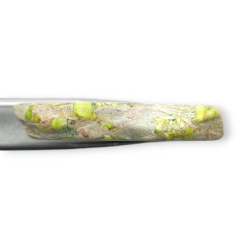 Jaspis cesarski plaster z dziurką 40x34 mm nr 211 Jaspis cesarski plaster z dziurką 40x34 mm nr 211