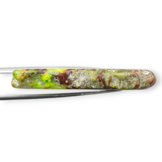 Imperial jasper slice with hole 40x34 mm no 216
