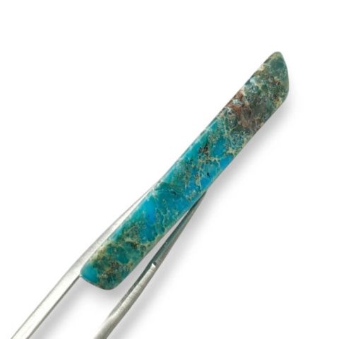 Imperial jasper slice with hole 41x25 mm no. 186 Imperial jasper slice with hole 41x25 mm no. 186