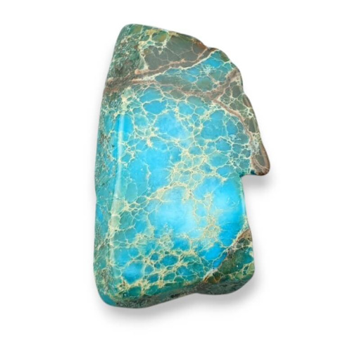 Imperial jasper slice with hole 41x25 mm no. 186 Imperial jasper slice with hole 41x25 mm no. 186