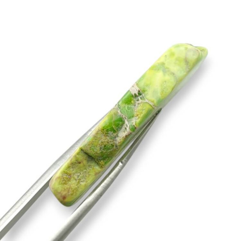Imperial jasper slice with hole 41x25 mm no 198 Imperial jasper slice with hole 41x25 mm no 198
