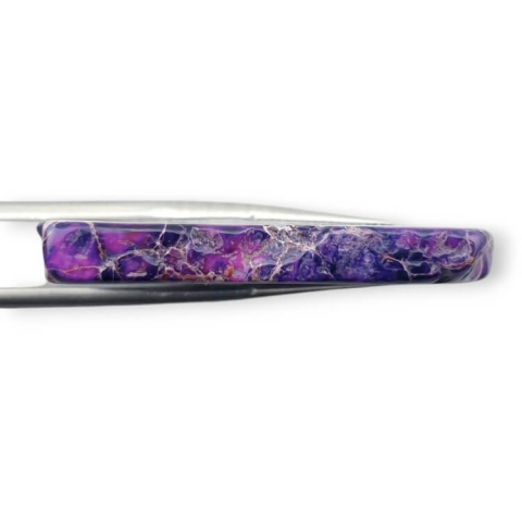 Imperial jasper slice with hole 41x26 mm no 277 Imperial jasper slice with hole 41x26 mm no 277