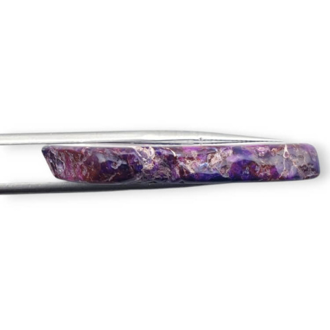 Imperial jasper slice with hole 41x27 mm no 300 Imperial jasper slice with hole 41x27 mm no 300
