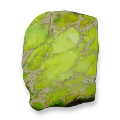 Jasper imperial slice with hole 41x29 mm no. 197 Jasper imperial slice with hole 41x29 mm no. 197
