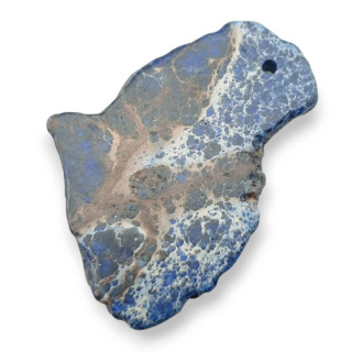 Jaspis cesarski plaster z dziurką 41x29 mm nr 426