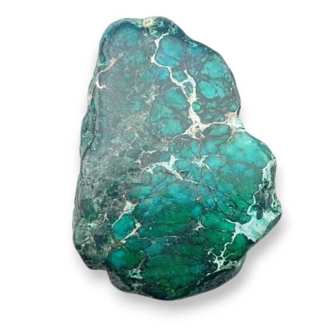 Jasper imperial slice with hole 41x30 mm no. 339 Jasper imperial slice with hole 41x30 mm no. 339