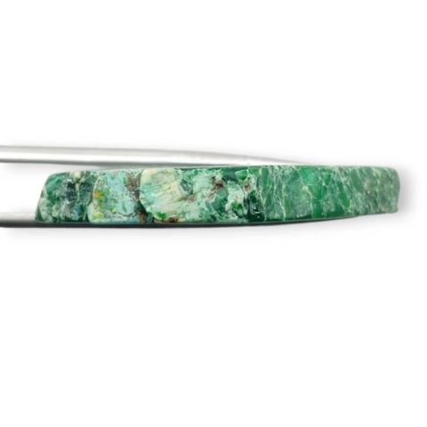 Jasper imperial slice with hole 41x31 mm no. 342 Jasper imperial slice with hole 41x31 mm no. 342
