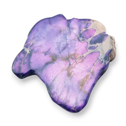 Imperial jasper slice with hole 41x35 mm no 283 Imperial jasper slice with hole 41x35 mm no 283