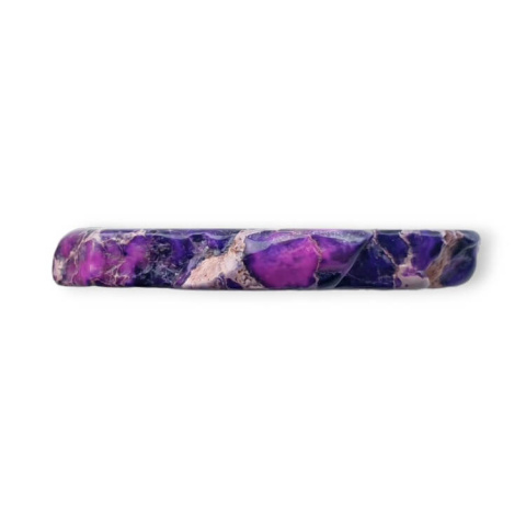 Imperial jasper slice with hole 41x38 mm no 299 Imperial jasper slice with hole 41x38 mm no 299