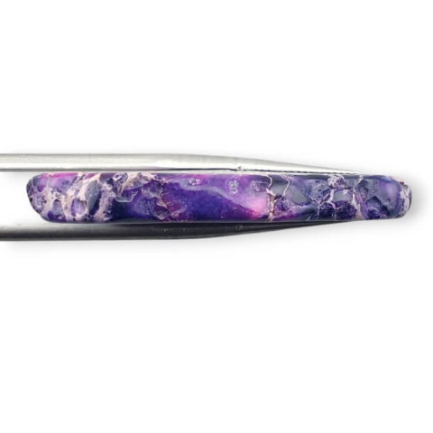 Imperial jasper slice with hole 42x23 mm no. 287 Imperial jasper slice with hole 42x23 mm no. 287