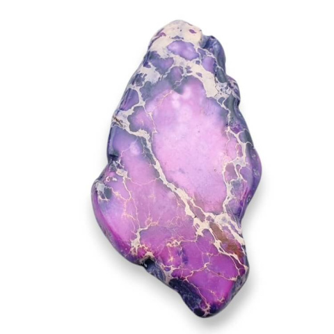 Imperial jasper slice with hole 42x23 mm no. 287 Imperial jasper slice with hole 42x23 mm no. 287