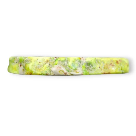 Imperial jasper slice with hole 42x24 mm no. 218 Imperial jasper slice with hole 42x24 mm no. 218
