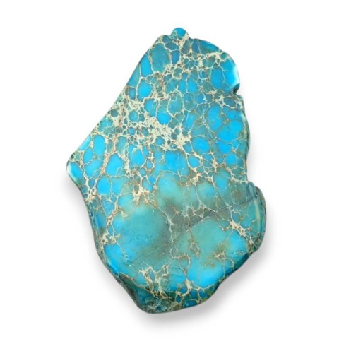 Imperial jasper slice with hole 42x29 mm no 177 Imperial jasper slice with hole 42x29 mm no 177