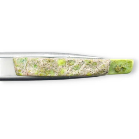 Imperial jasper slice with hole 42x30 mm no 210 Imperial jasper slice with hole 42x30 mm no 210