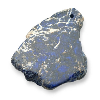 Jaspis cesarski plaster z dziurką 42x33 mm nr 424