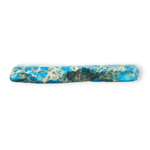 Jasper imperial slice with hole 42x35 mm no. 384 Jasper imperial slice with hole 42x35 mm no. 384