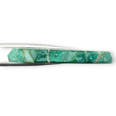 Imperial jasper slice with hole 43x24 mm no 329 Imperial jasper slice with hole 43x24 mm no 329