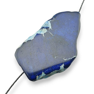 Jaspis cesarski plaster z dziurką 43x25 mm nr 230