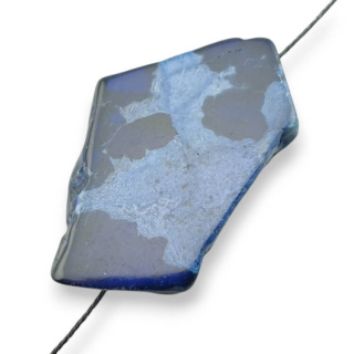 Jaspis cesarski plaster z dziurką 43x26 mm nr 228