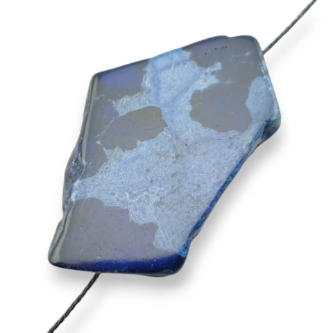 Imperial jasper slice with hole 43x26 mm no. 228 Imperial jasper slice with hole 43x26 mm no. 228