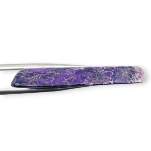 Imperial jasper slice with hole 43x27 mm no 279 Imperial jasper slice with hole 43x27 mm no 279
