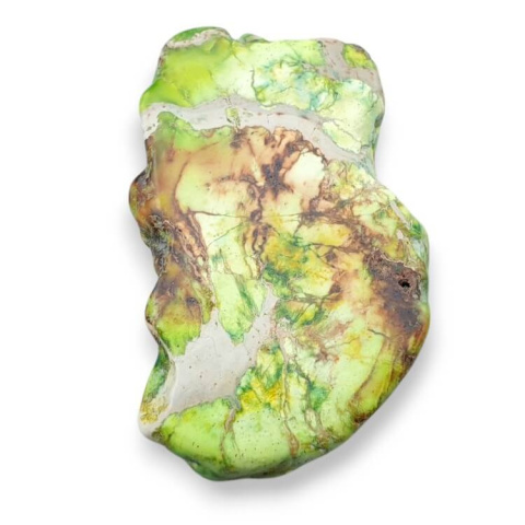 Imperial jasper slice with hole 43x28 mm no 222 Imperial jasper slice with hole 43x28 mm no 222