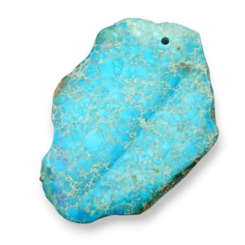 Jasper imperial slice with hole 43x30 mm no. 363 Jasper imperial slice with hole 43x30 mm no. 363
