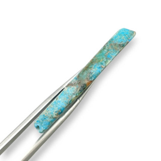 Jaspis cesarski plaster z dziurką 43x32 mm nr 191